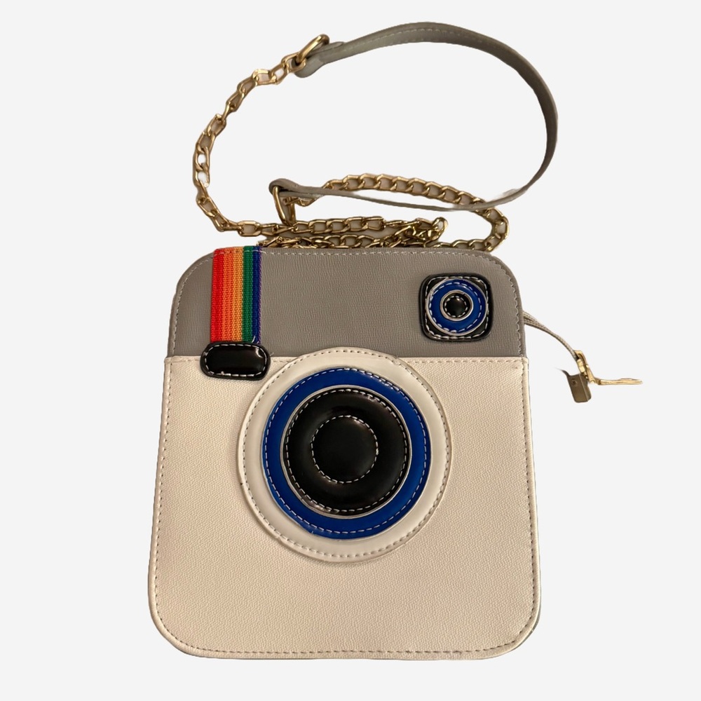 Colorful Camera-Shaped Crossbody Bag